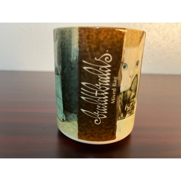 Braldt Bralds Coffee Mugs Set of 2 Cats American Short Hair Mixed Bag Calico - Picture 7 of 9